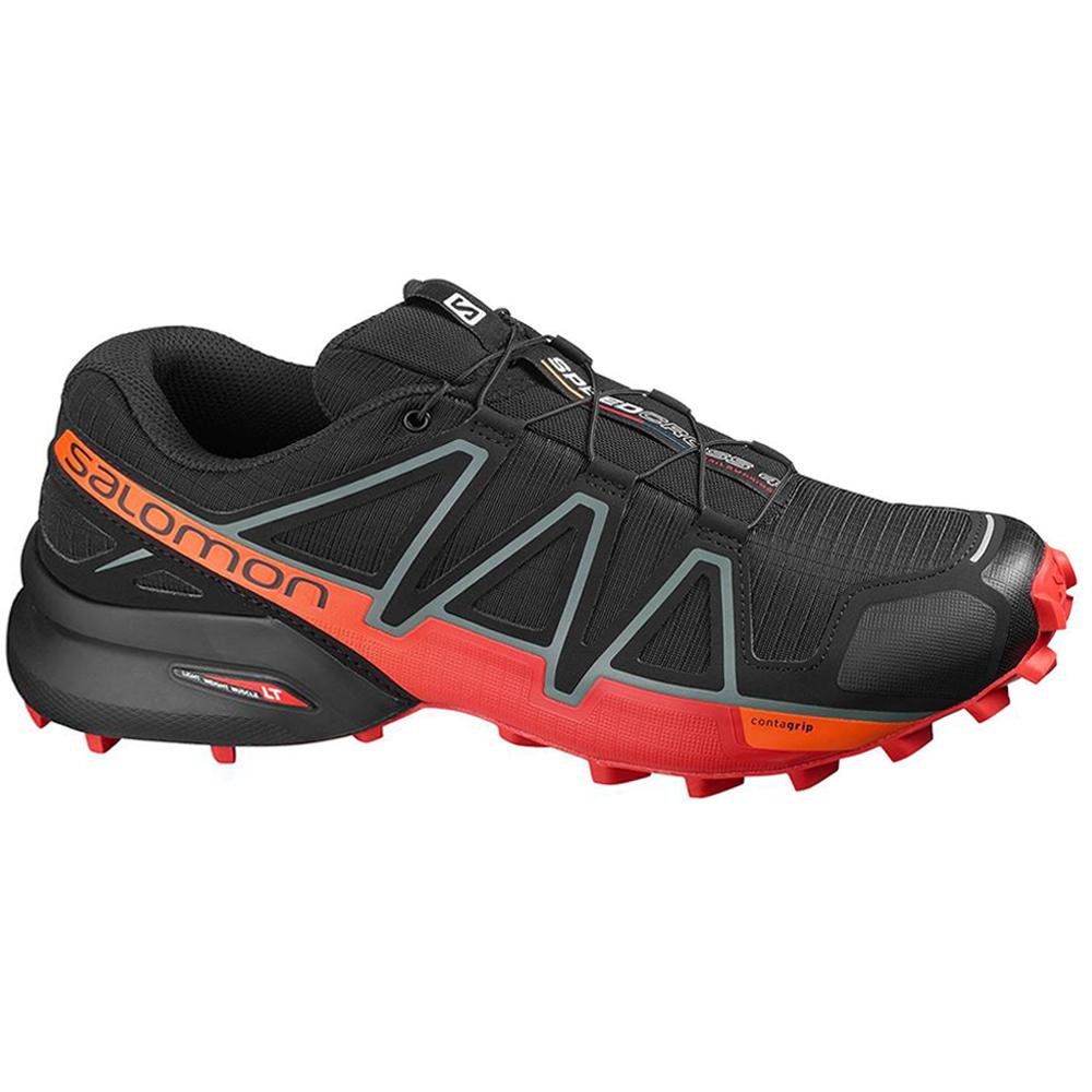 Salomon SPEEDCROSS 4 Zapatillas De Running Hombre - Negras - Colombia (04136-VBTO)